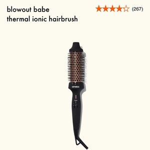 Amika Black and Silver Thermal Ionic Hairbrush